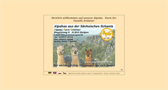 Desktop Screenshot of alpaka-farm.de